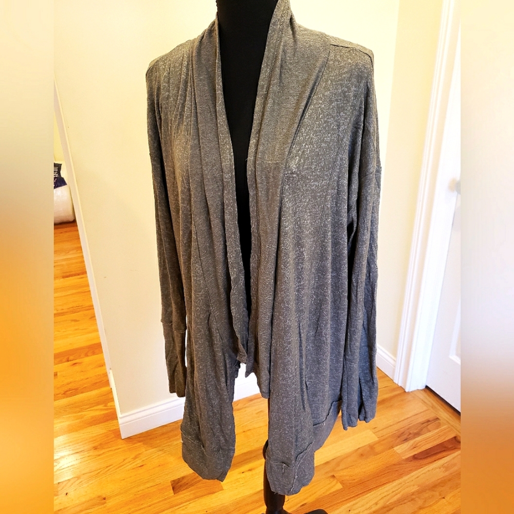 Womans SO brand, Size XL,  green color, open front cardigan